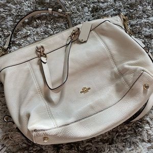 Coach purse with long strap used condition put still very nice